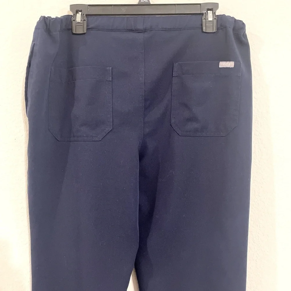 Figs Men’s Scrub Pants Medium Blue Technical Collection Basic Stretch Causal